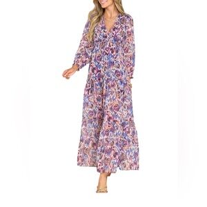 Meet Me in Santorini Floral Maxi Dress